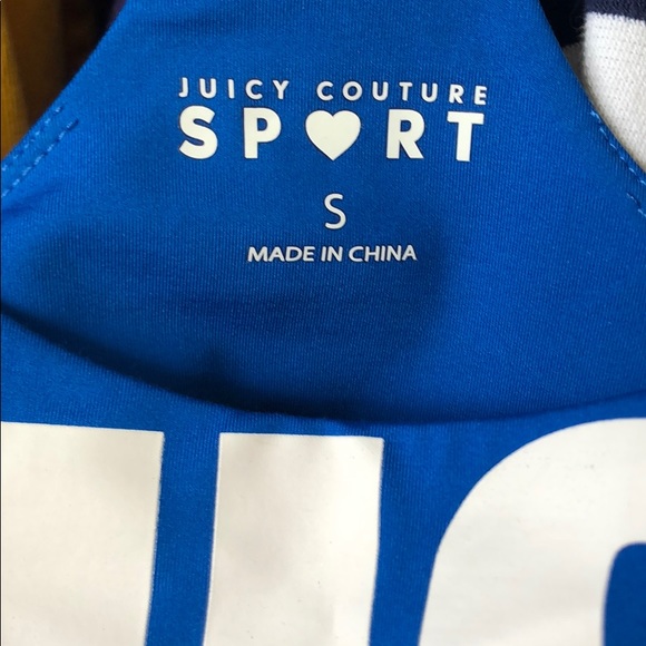 Blue Juicy Sports Bra - Picture 3 of 3